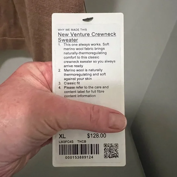 Lululemon gold men’s sweater size XL NWT - Picture 4 of 10